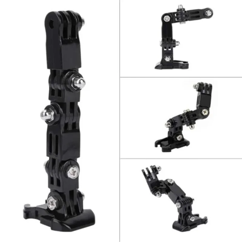 Motorcycle Bike Helmet Chin Mount Kit for GoPro / DJI / SJCAM Action Camera Multi-Position Mounting System