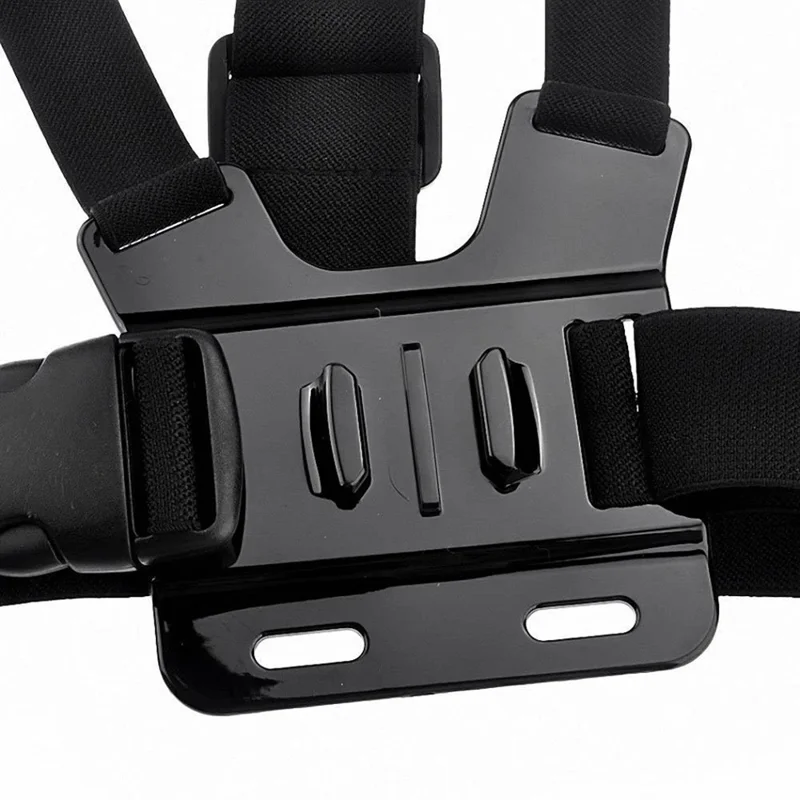 5 in 1 Action Camera Chest Strap Mount Phone Clamp Harness for First Person POV Shooting