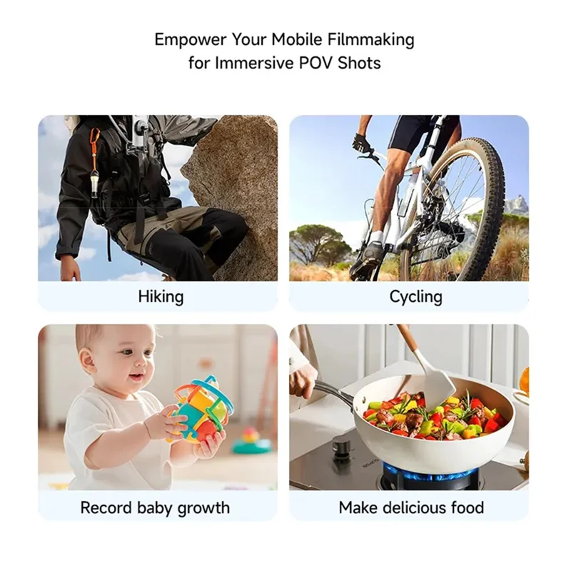 JMARY MG-03 Magnetic Neck Mount Holder for POV Shooting Multi-angle Selfie Adjustable Phone Holder for Smartphone