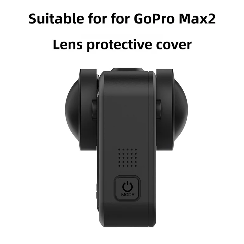 2 Pezzi Coperchio Protettivo per Obiettivo per GoPro MAX2 Silicone Anticaduta Antigraffio Coperchio di Protezione per Fotocamera
