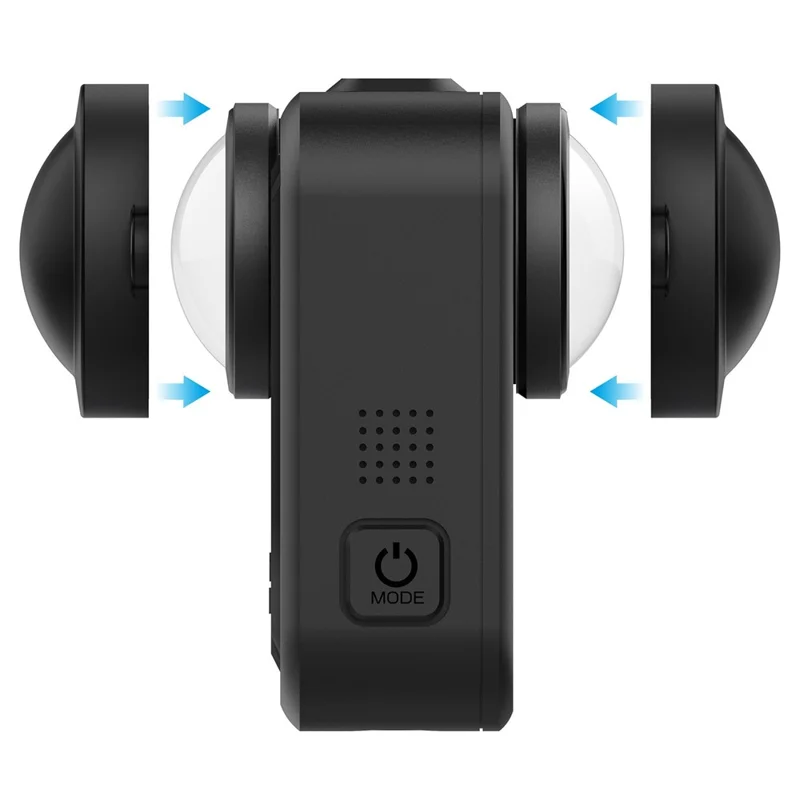 2 Pezzi Coperchio Protettivo per Obiettivo per GoPro MAX2 Silicone Anticaduta Antigraffio Coperchio di Protezione per Fotocamera
