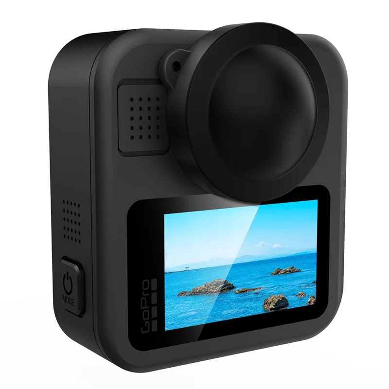 2 Pezzi Coperchio Protettivo per Obiettivo per GoPro MAX2 Silicone Anticaduta Antigraffio Coperchio di Protezione per Fotocamera