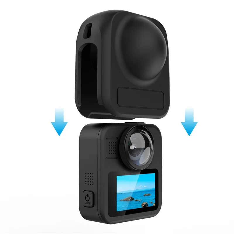 Cover Protettivo in Silicone per Obiettivo GoPro MAX2, Custodia Protettiva Antishock e Antiurto