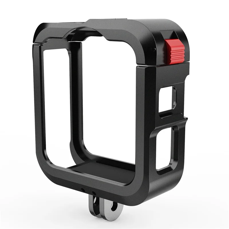 Aluminum Alloy Protective Frame Case for GoPro MAX2 Shockproof Lens Cap Anti-Impact Cage Frame with Side Cover Battery Door