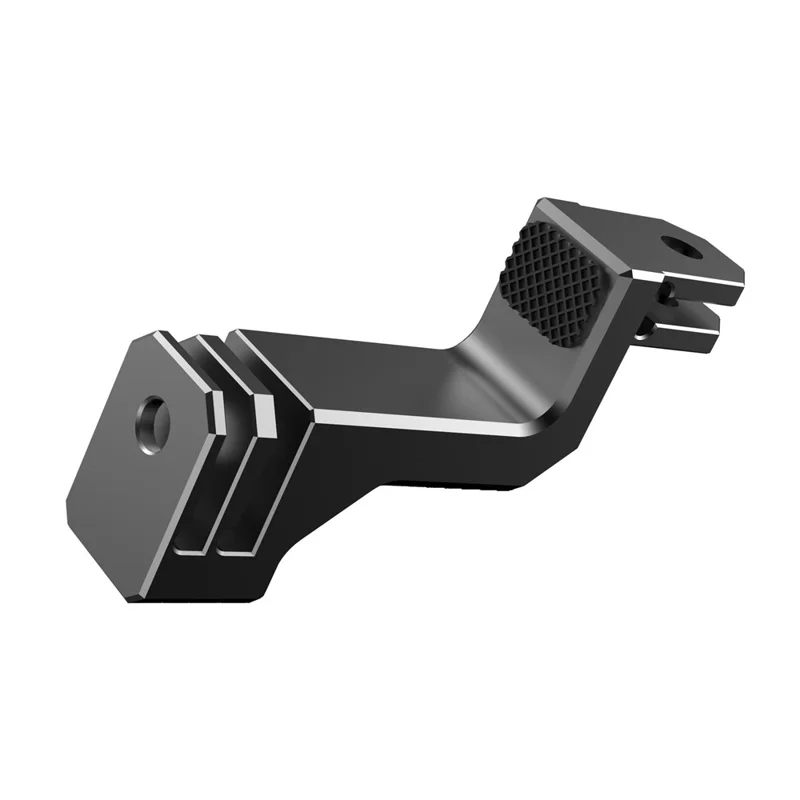 Supporto a Forma di L in Alluminio per GoPro Hero 9 / 10 / 11 / 12, Adattatore Verticale e Orizzontale con Connettore e Vite Lunga