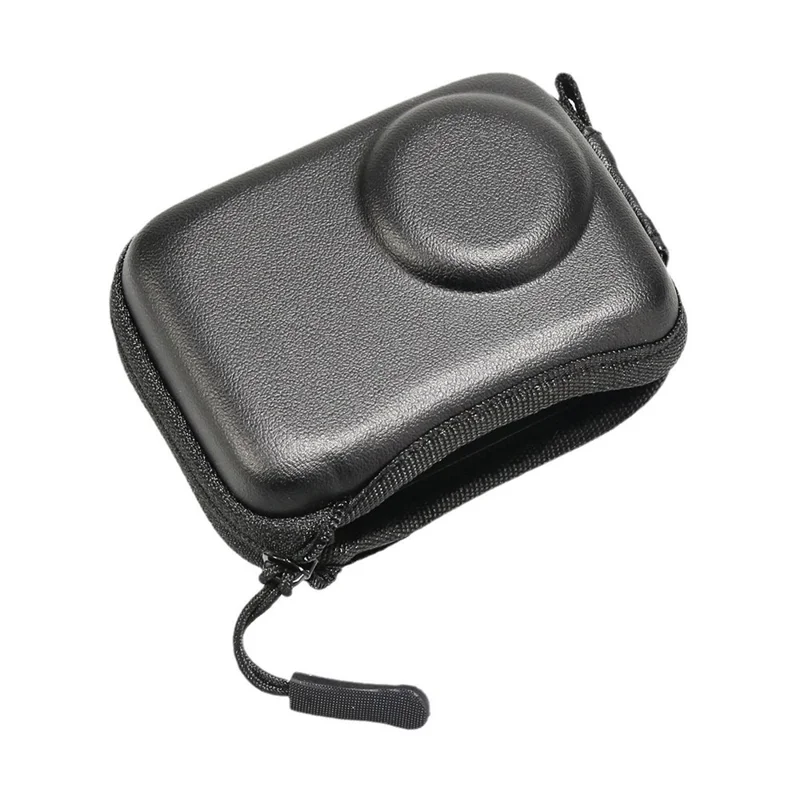 Halvåben hardskral for DJI Osmo Action 5 Pro, opbevaringstaske i PU-læder, stødfast, bærbar taske