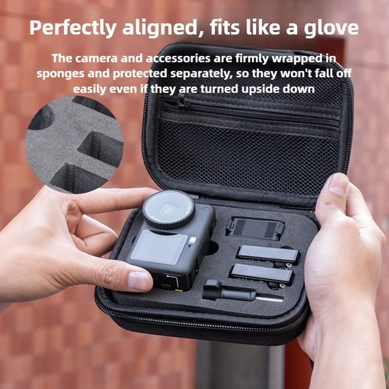 Carrying Case for DJI Osmo Action 6 EVA Hard Shell Storage Bag Shockproof Protective Travel Organizer
