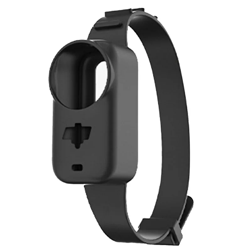 Silikone håndbåndsskærm til DJI Osmo Nano Action Camera, multifunktionelt justerbart håndbånd, justerbart beskyttelsesdæksel - Sort