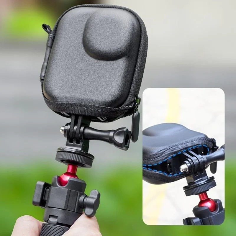 Hard Shell Case for DJI Osmo Nano Half-open Portable Storage Bag Waterproof Protective Cover - Black