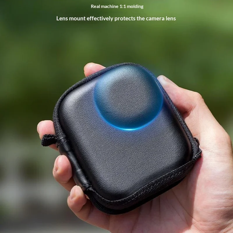 Hard Shell Case for DJI Osmo Nano Half-open Portable Storage Bag Waterproof Protective Cover - Black