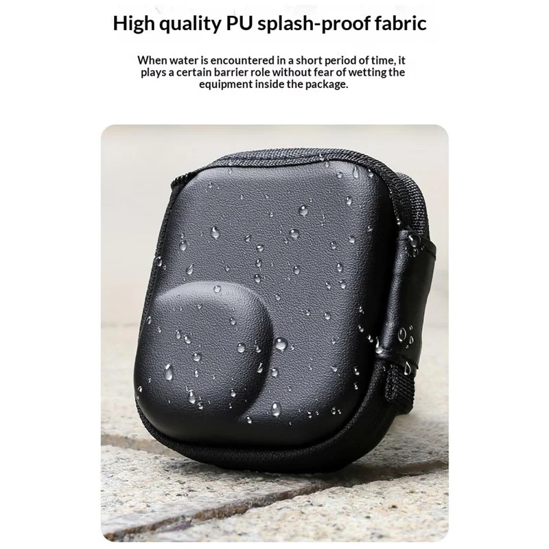 Hard Shell Case for DJI Osmo Nano Half-open Portable Storage Bag Waterproof Protective Cover - Black