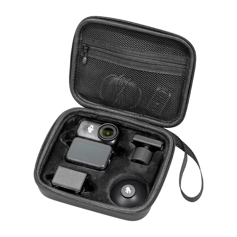 Transporttaske til DJI Osmo Nano, hårdfodret opbevaringstaske, alt-i-en organiser, PU-beskyttelsesdæksel