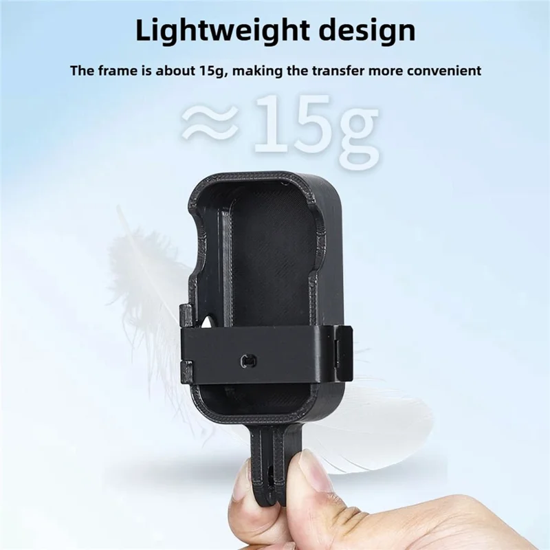 For DJI Osmo Nano vertikal optagelses-beskyttelsesramme med plastbeslag med dobbeltudvidelsesinterface