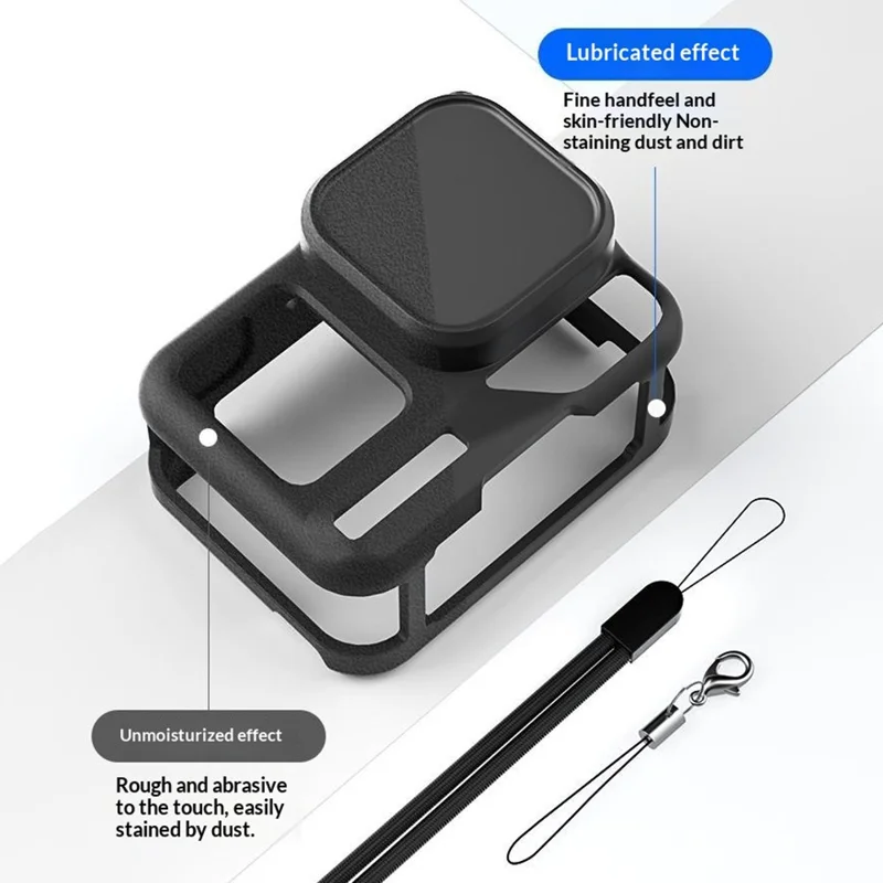 Silicone Case for Insta360 Ace Pro 2 Lens Cap Body Protective Cover Anti-slip Shockproof Camera Shell