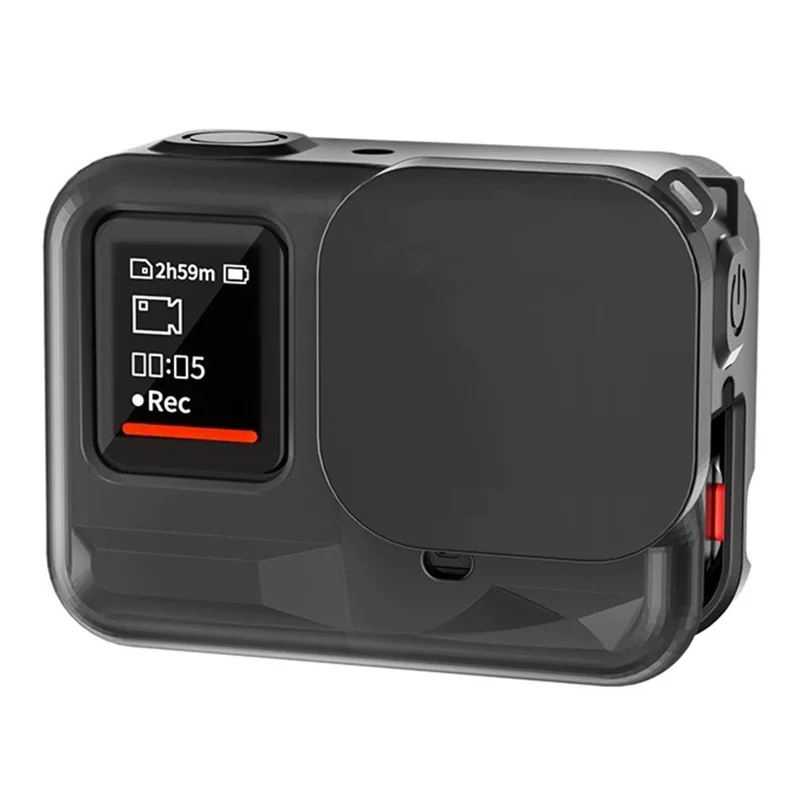 Custodia in Silicone per Insta360 Ace Pro Action Camera, Tappo Obiettivo, Copertura Protettiva Integrale Anti-Polvere