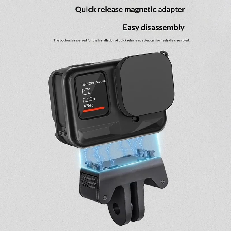 Custodia in Silicone per Insta360 Ace Pro Action Camera, Tappo Obiettivo, Copertura Protettiva Integrale Anti-Polvere