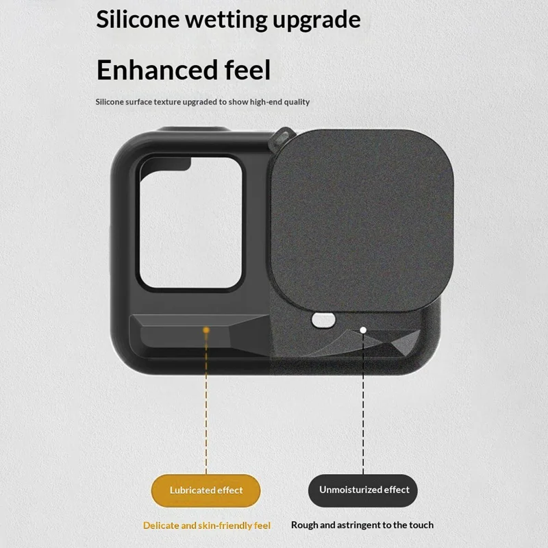 Custodia in Silicone per Insta360 Ace Pro Action Camera, Tappo Obiettivo, Copertura Protettiva Integrale Anti-Polvere