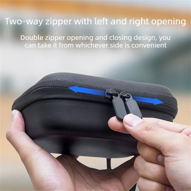 Custodia per Insta360 Go Ultra Borsa da stoccaggio rigida in PU Custodia protettiva antiurto e impermeabile - Nero