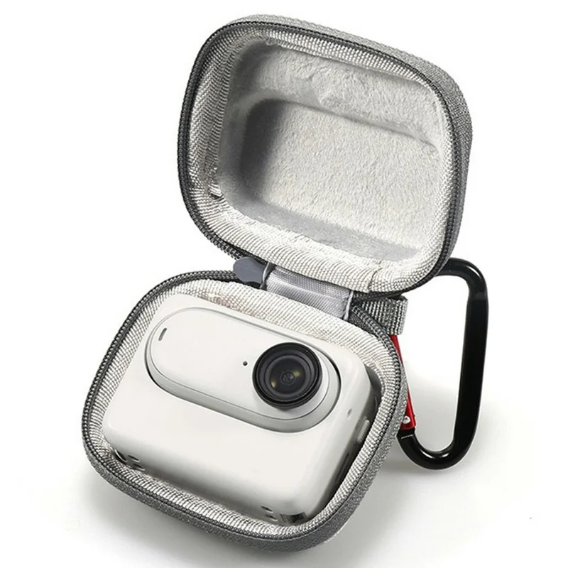 Carrying Case for Insta360 GO 3  /  GO 3S EVA Hard Shell Storage Bag Shockproof Portable Camera Protector - Grey