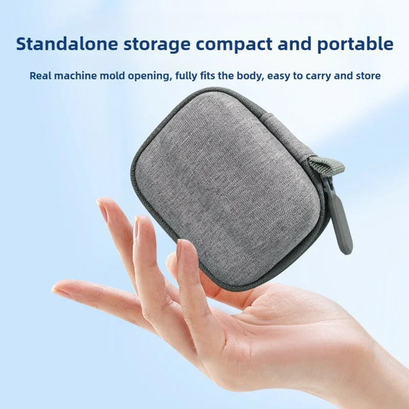 Carrying Case for Insta360 GO 3  /  GO 3S EVA Hard Shell Storage Bag Shockproof Portable Camera Protector - Grey