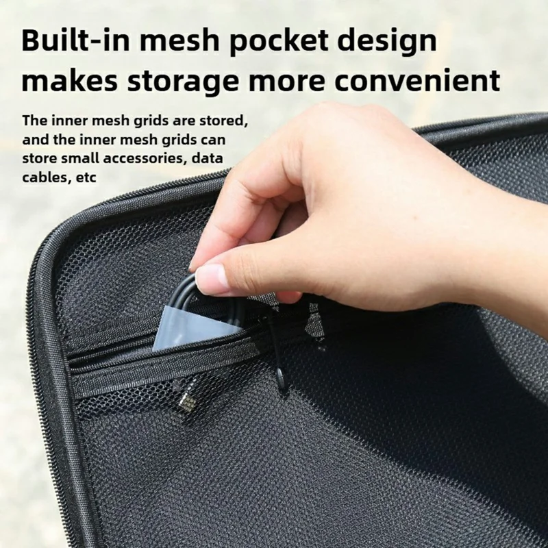 Borsa Rigida Portatile per Insta360 X4 / X5 Borsa per Accessori da Fotocamera Protettiva in EVA Organizzatore per Custodia