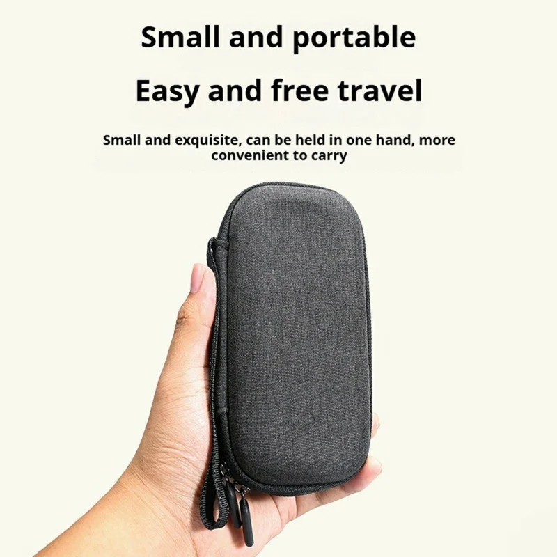 Custodia Rigida per Insta360 X4 / X5 Borsa Portaoggetti in Canvas EVA Organizzatore Antishock