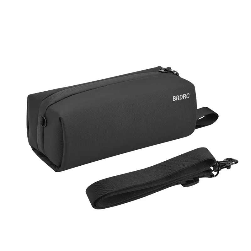 Sac de rangement en bandoulière BRDRC pour DJI Osmo Pocket 4 / 3, étui de transport portatif, sacoche d'épaule - Noir