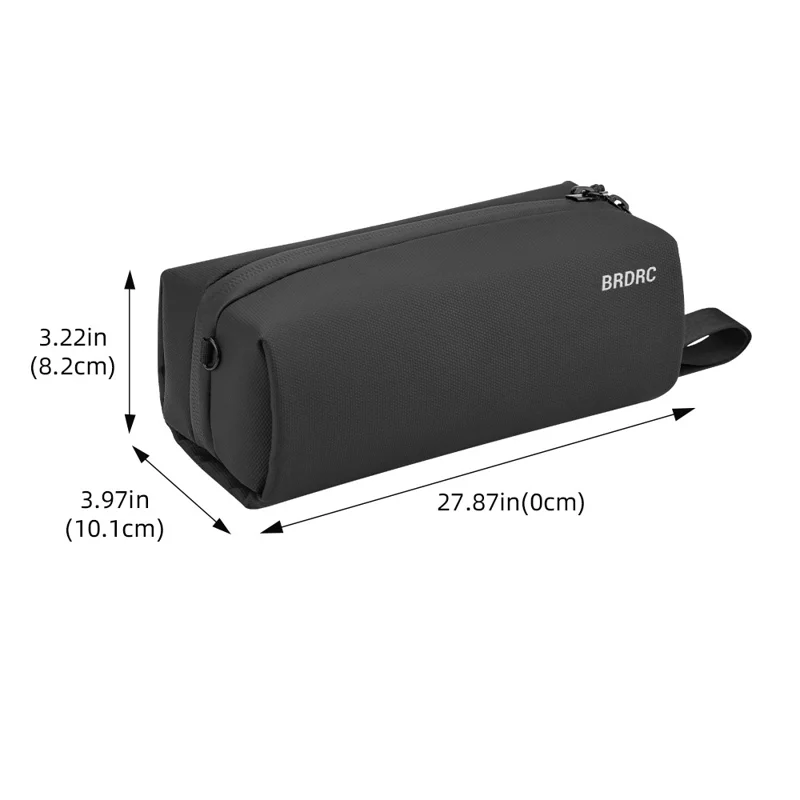 Sac de rangement en bandoulière BRDRC pour DJI Osmo Pocket 4 / 3, étui de transport portatif, sacoche d'épaule - Noir