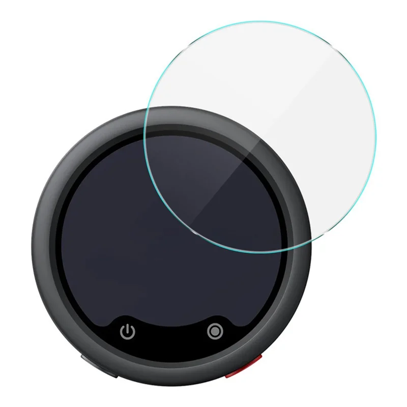 IMAK voor Insta360 Mic Pro gehard glas screenprotector met zelfpositionerende film - transparant