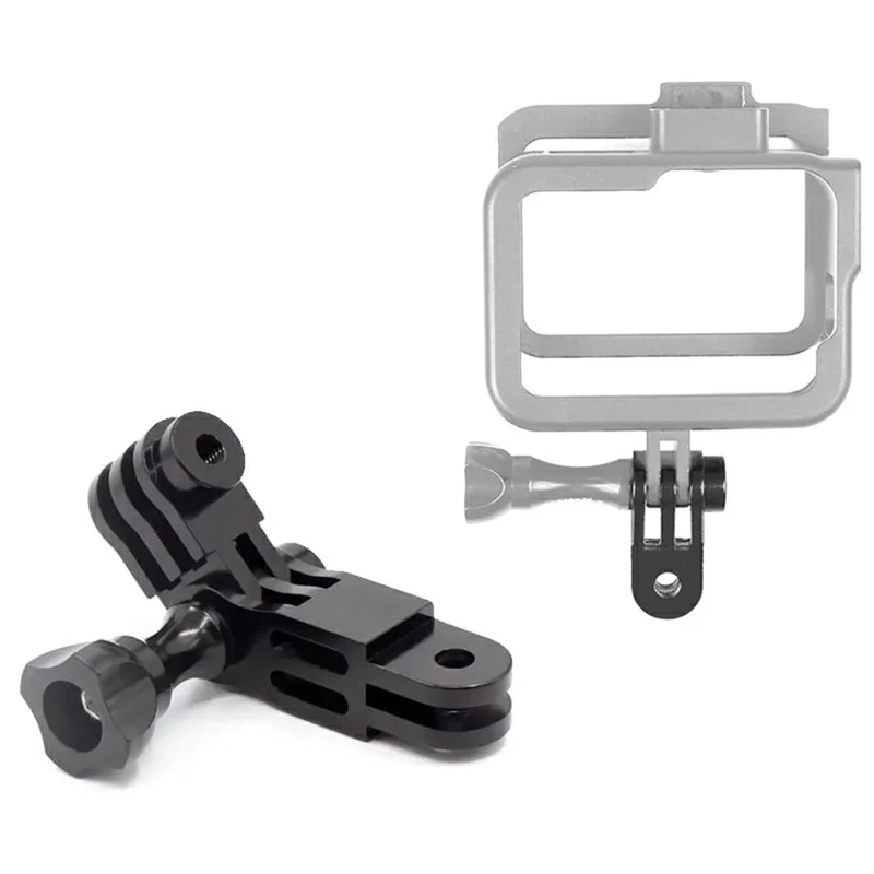 35mm Adapter do Mocowania Kamery Akcji dla GoPro / DJI, Szybkozłączny Trzypinowy Uchwyt - Czarny