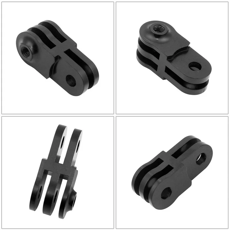 35mm Adapter do Mocowania Kamery Akcji dla GoPro / DJI, Szybkozłączny Trzypinowy Uchwyt - Czarny
