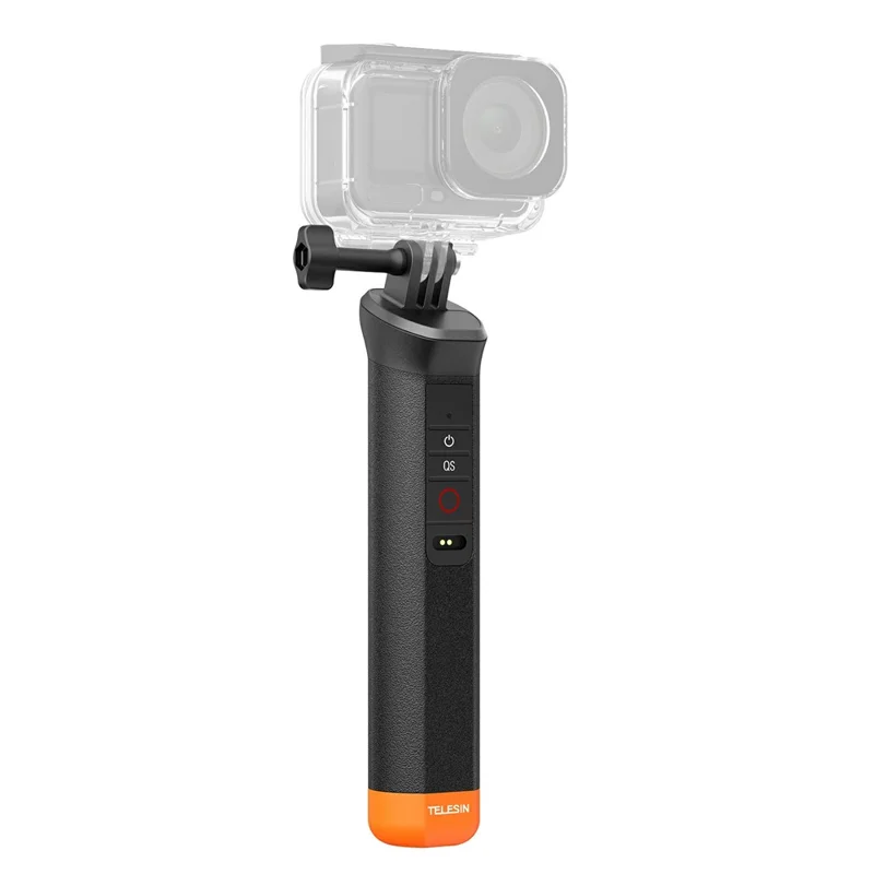 TELESIN S4-FHG-01-TDJ Floating Handle Bluetooth-compatible Remote IP68 Waterproof for DJI OsmoAction 6 / 5 Pro / 4