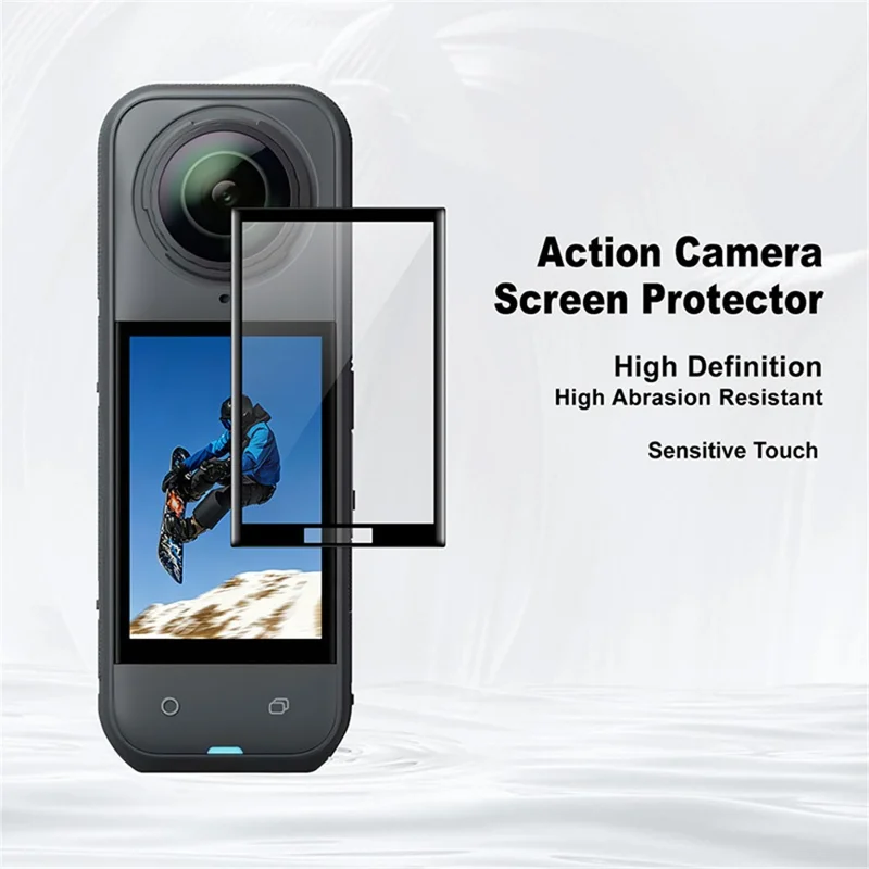 IMAK for Insta360 X5 Camera Screen Protector PMMA HD Clear Anti-Scratch Sensitive Touch Film - Transparent