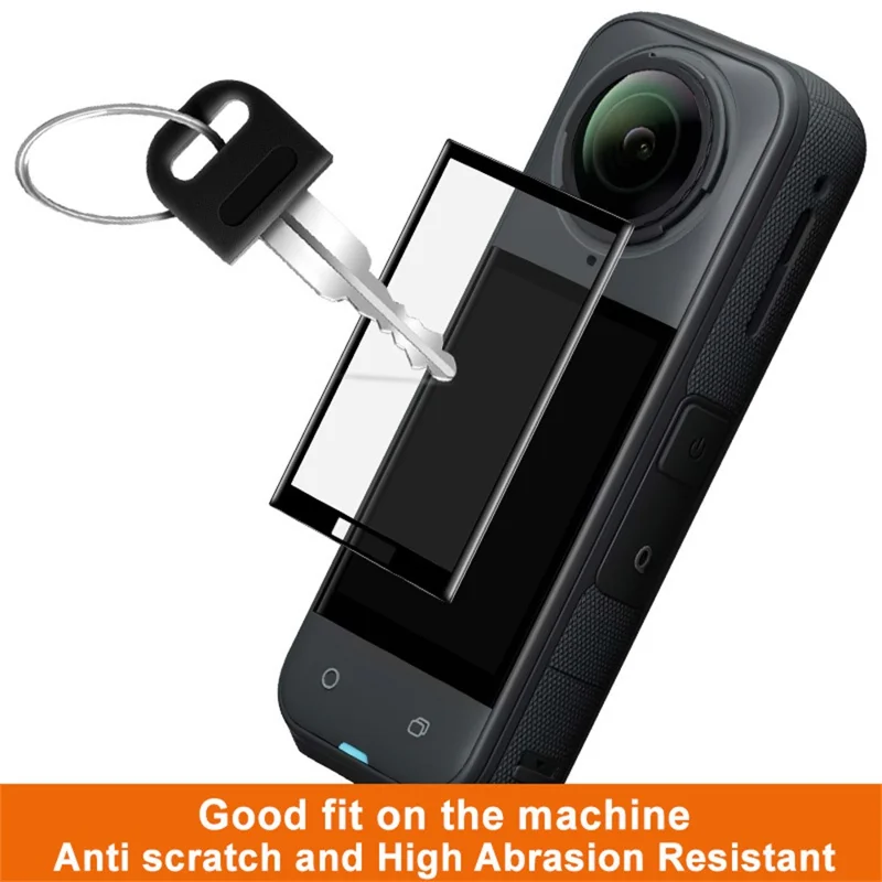 IMAK for Insta360 X5 Camera Screen Protector PMMA HD Clear Anti-Scratch Sensitive Touch Film - Transparent
