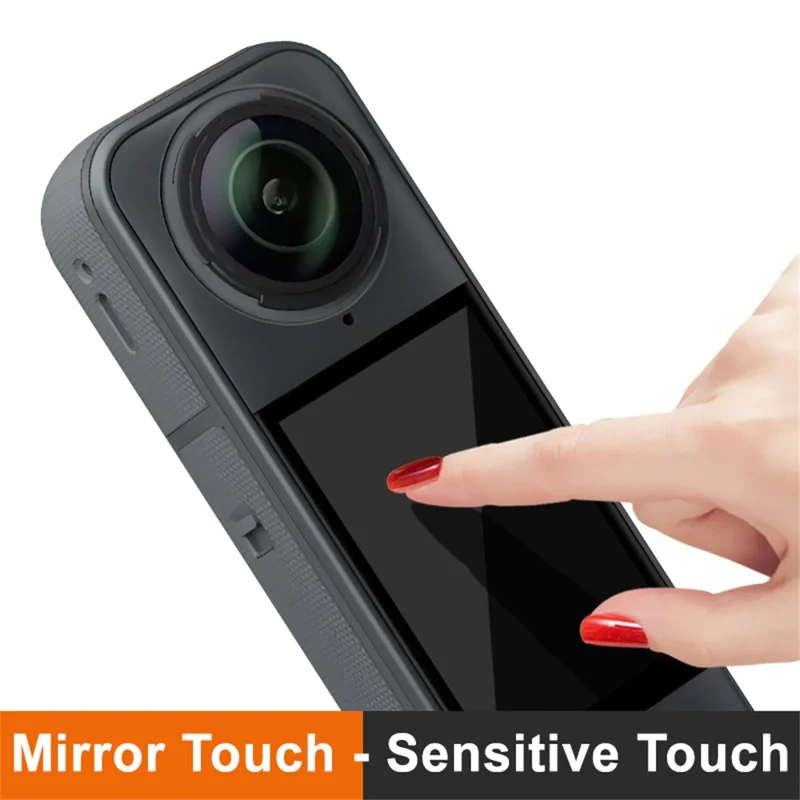 IMAK for Insta360 X5 Camera Screen Protector PMMA HD Clear Anti-Scratch Sensitive Touch Film - Transparent