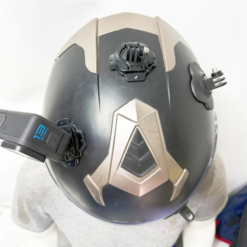 Шлем-крепление с поворотом на 360 градусов для экшн-камеры GoPro, быстросъемная адгезионная база — черный цвет