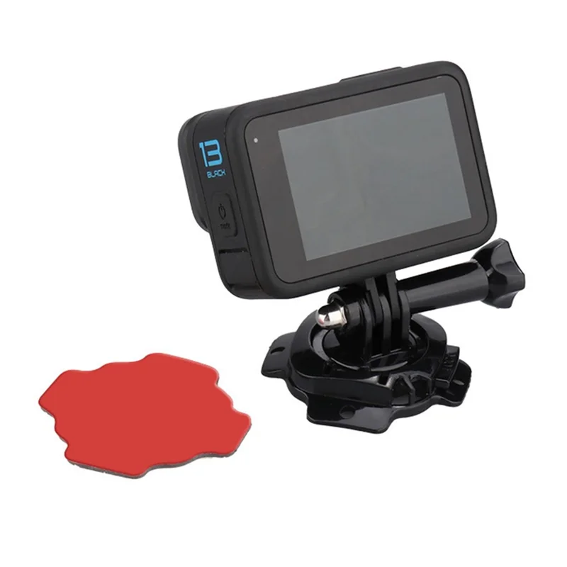 Шлем-крепление с поворотом на 360 градусов для экшн-камеры GoPro, быстросъемная адгезионная база — черный цвет
