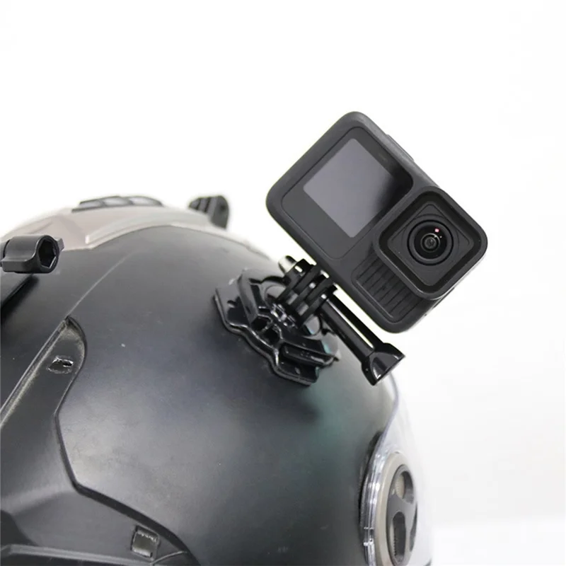 Шлем-крепление с поворотом на 360 градусов для экшн-камеры GoPro, быстросъемная адгезионная база — черный цвет