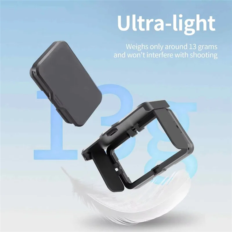 Screen Hood for DJI Osmo Pocket 4P  /  4  /  3 Anti-Glare Folding Screen Protective Cover - Black