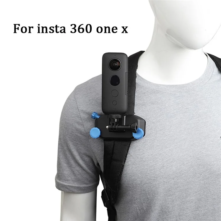 Sports Camera Backpack Strap Mount Clip for GoPro Hero 8 7 6 5 4/DJI Osmo Action/Yi 4K/insta360 one/SJCAM/EKEN