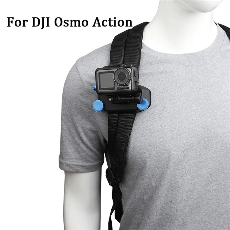 Sports Camera Backpack Strap Mount Clip for GoPro Hero 8 7 6 5 4/DJI Osmo Action/Yi 4K/insta360 one/SJCAM/EKEN