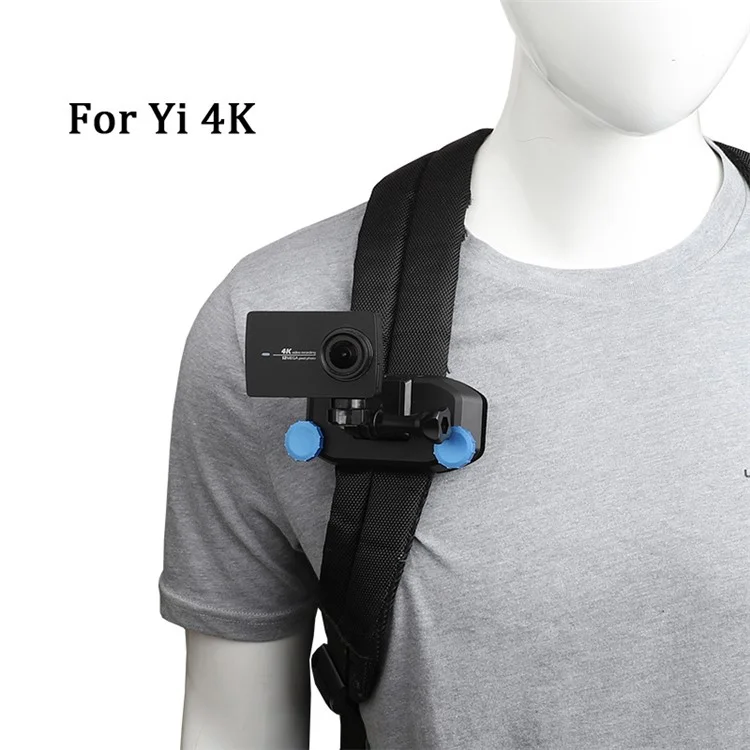 Sports Camera Backpack Strap Mount Clip for GoPro Hero 8 7 6 5 4/DJI Osmo Action/Yi 4K/insta360 one/SJCAM/EKEN