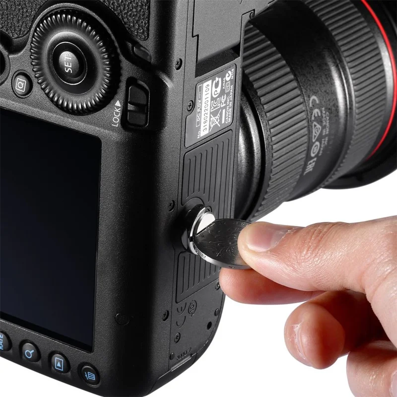 1/4 inch Camera Schroef D-Ring Adapter voor Statief Monopod Snelwisselplaat Camera Schroef