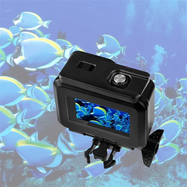 50m Depth Waterproof Case with Touch Screen for GoPro Hero 9 Sports Camera