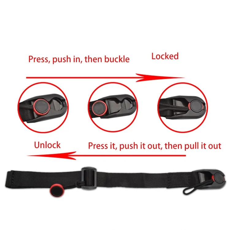 45cm Adjustable Quick Release Strap for GoPro Hero 5/6/7/8 Action Camera Accessory