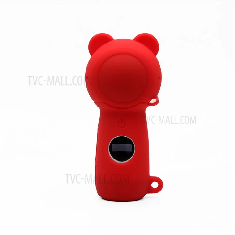 Full Body Drop-proof Soft Silicone Protective Cover Case for Samsung Gear 360 (2017) Panoramic 4K Sports Camera - Red