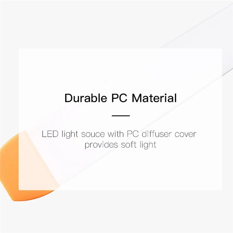 LUXCEO Q508D Portable LED Fill Light Handheld Stick Video Light Dual Color Temperature Adjustable Photography Light - Orange/White