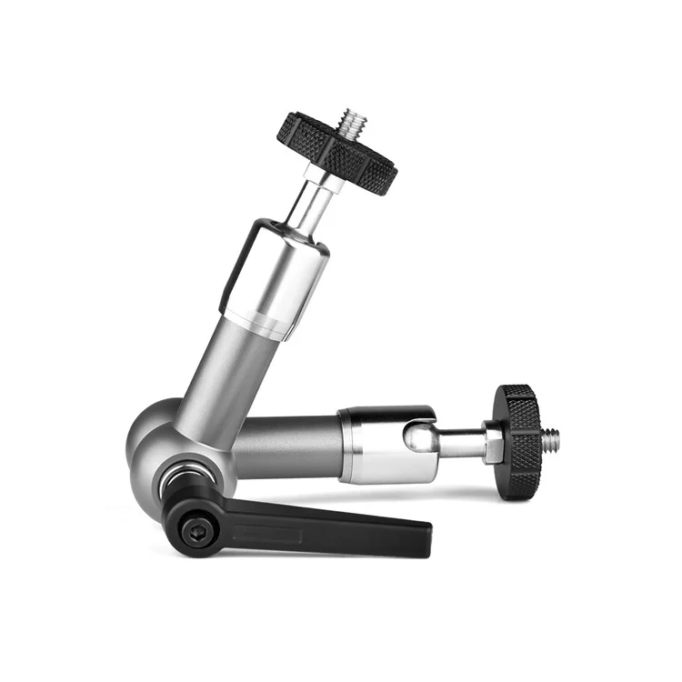 YELANGU LWSY-L7 7-inch Metal Extension Arm Mount Camera Rotating Bracket with 1/4 Adapter for DV Monitor LCD Screen