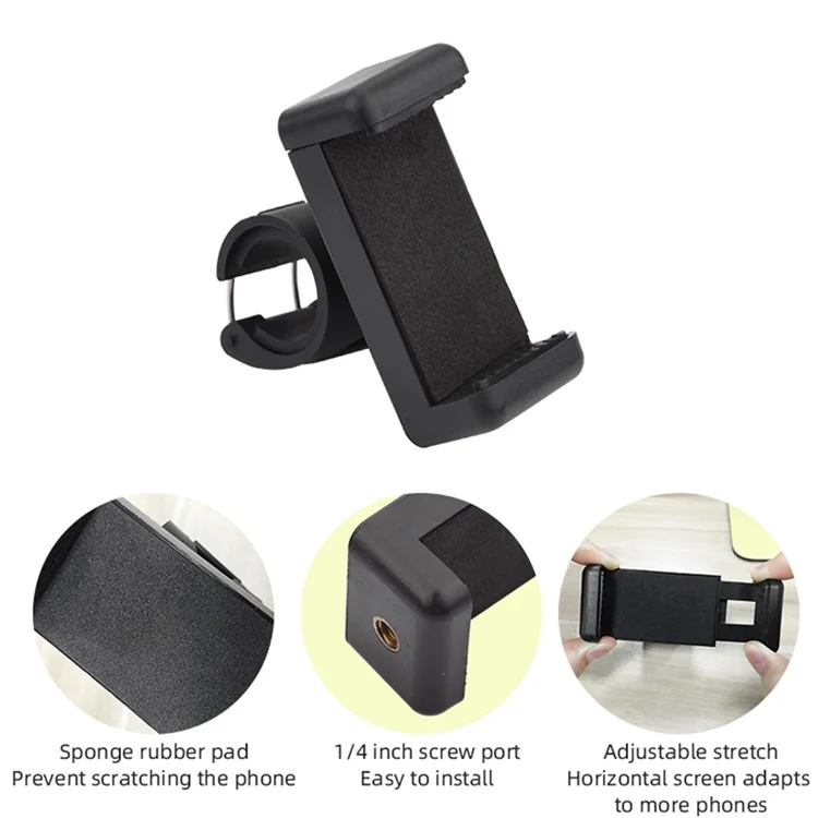 Palo de Selfie para DJI Osmo Pocket 2 Estabilizador de Gimbal Portátil Tipo-C/Clip de Teléfono Android Módulo de Extensión - Tipo-C a Tipo-C