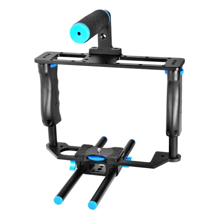 YELANGU C2 SLR Metal Crame Cage Camera Equipment Kit Agcuber Absorber Dubilisation Pour la Fabrication de Micro-films